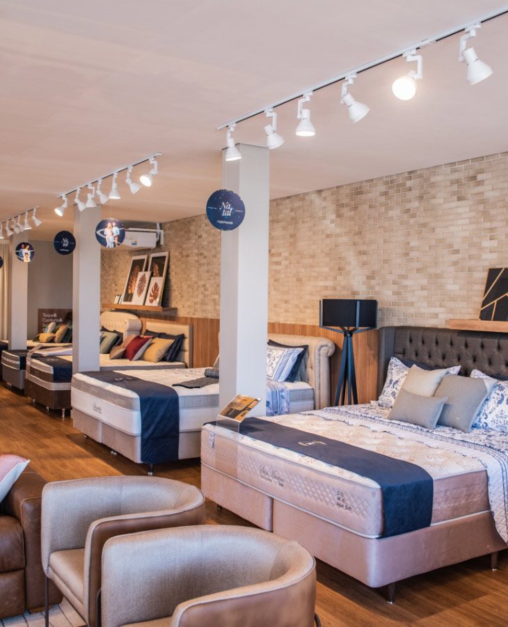 Fotos portfolio loja Anjos Colchões e Sofás